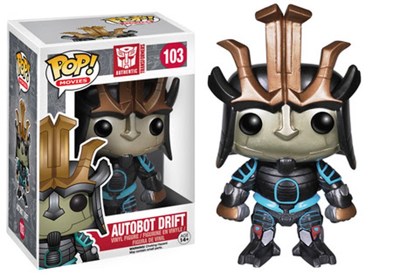 Official Images Funko Pop Movies Transformers Age of Extinction Figures Drift Optimus Prime Bumblebee